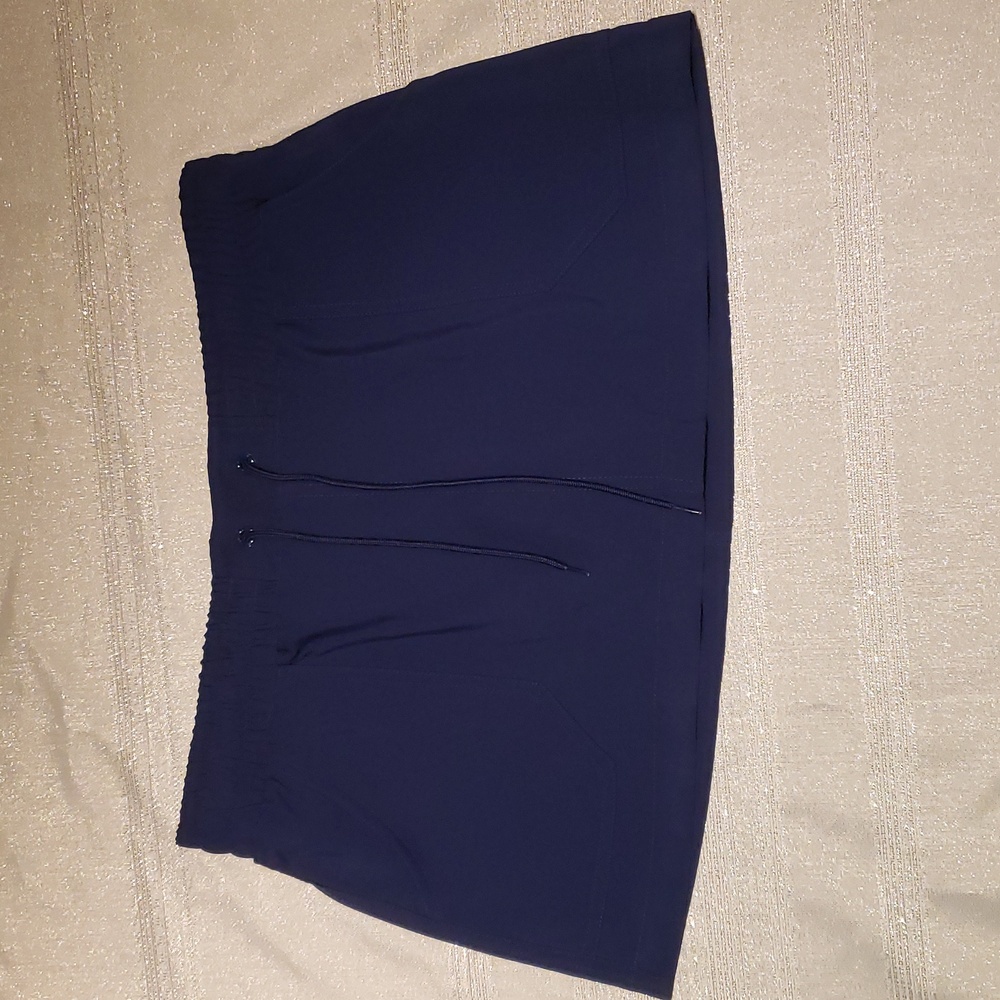 JAG New Solid Skirted Swim Boardshort with Built-in Brief NWT Navy Women's L - Picture 2 of 11